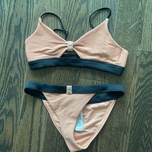 Pink top shop swimsuit